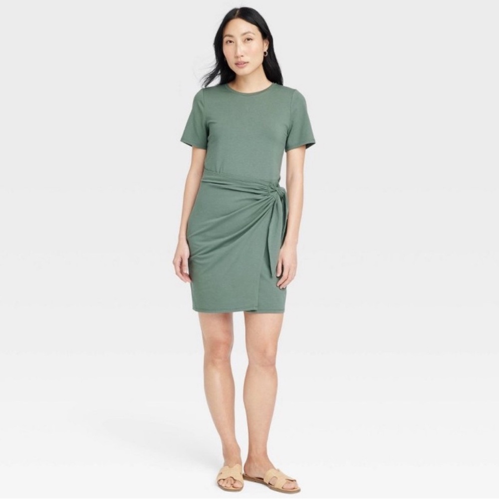 A New Day Olive Green Short Sleeve Top